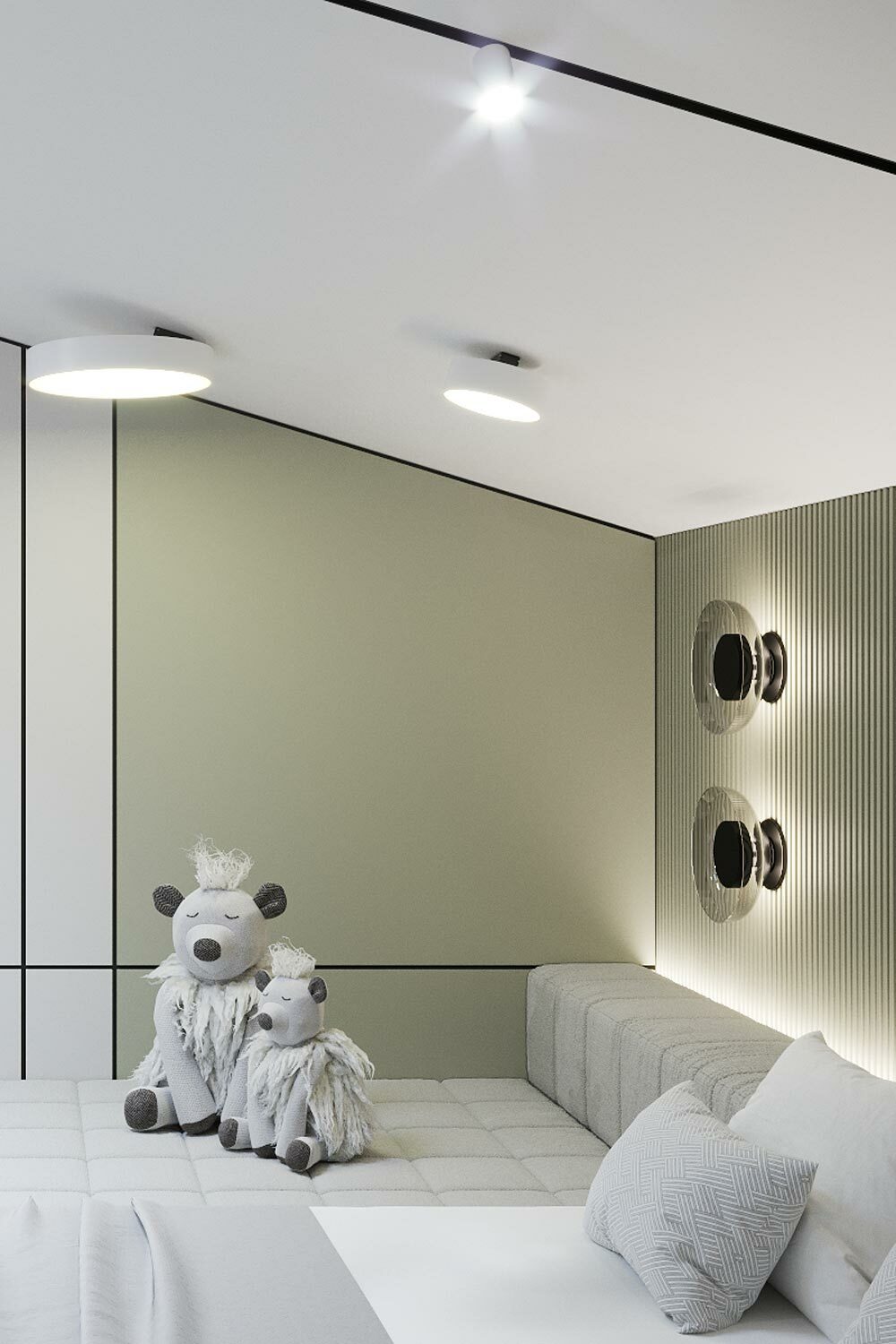 Kid's bedroom interior design in "Sinatra" Residences | Nino Zvarkovskaya