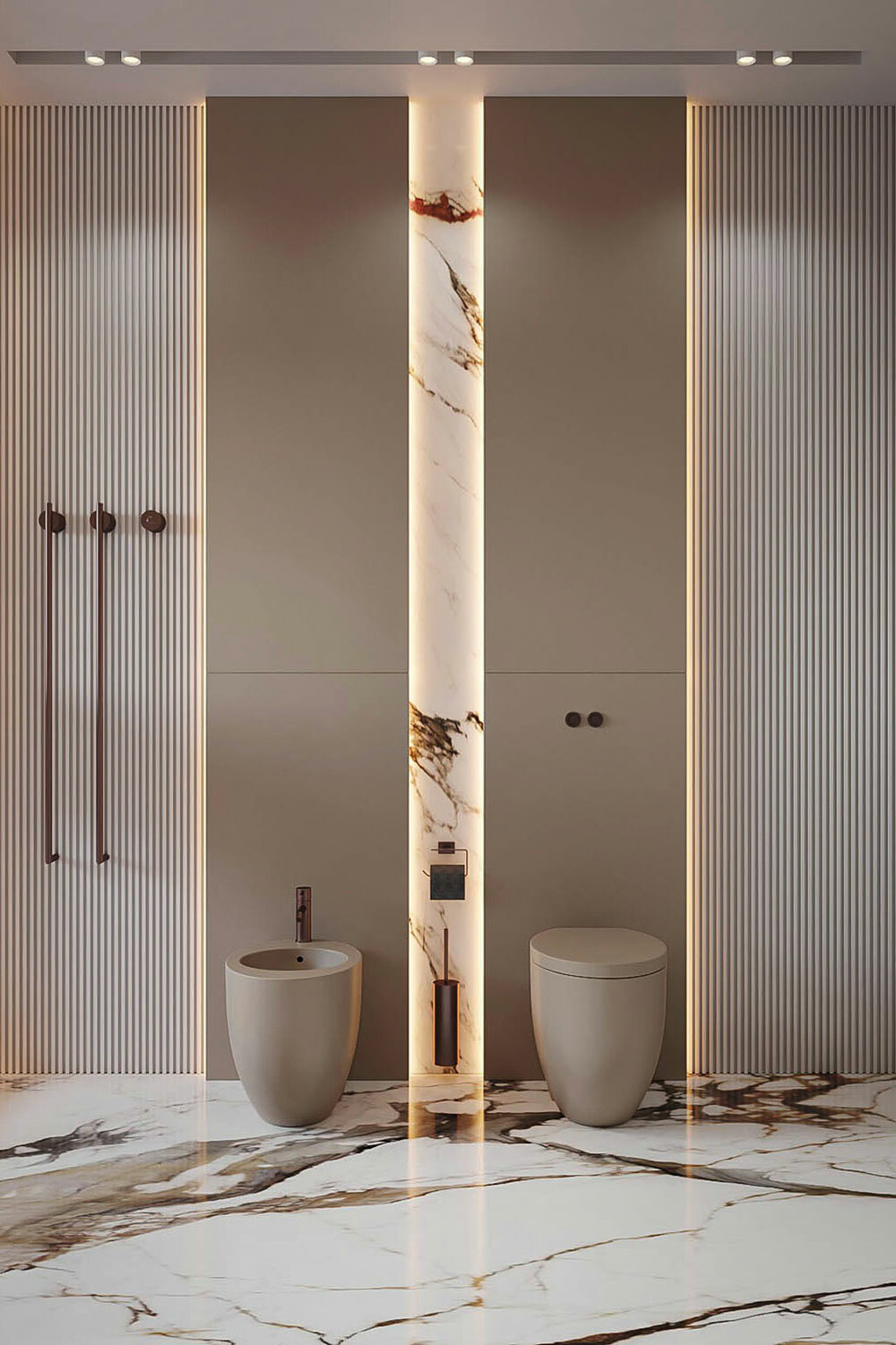 Bathroom interior design | Nino Zvarkovskaya