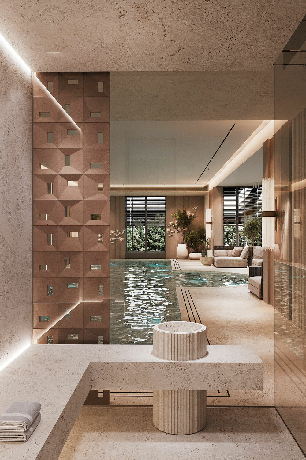 Hammam Interior Design by Nino Zvarkovskaya
